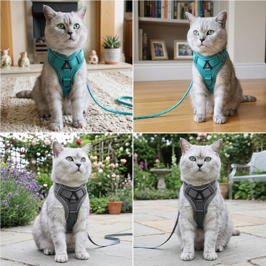 Leash colors on cats