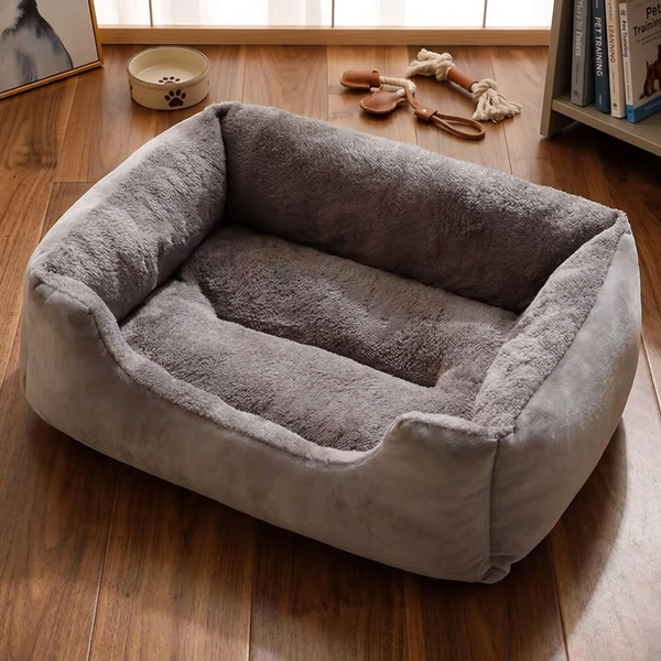 Calming Fluffy Pet Bed