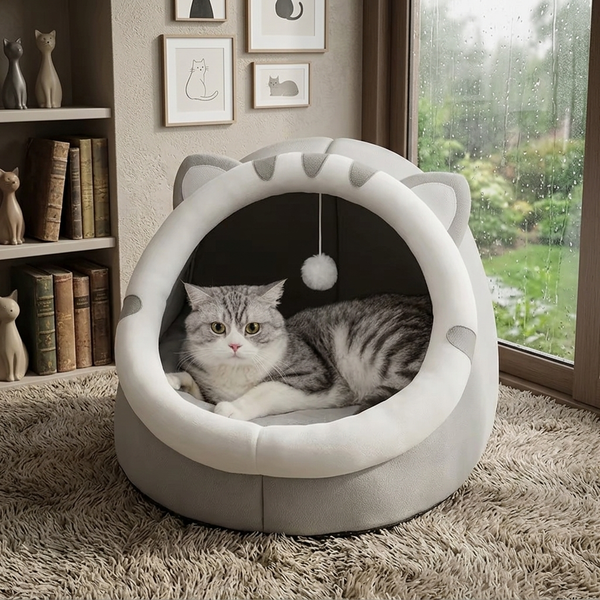 Cozy Cat Cave Bed