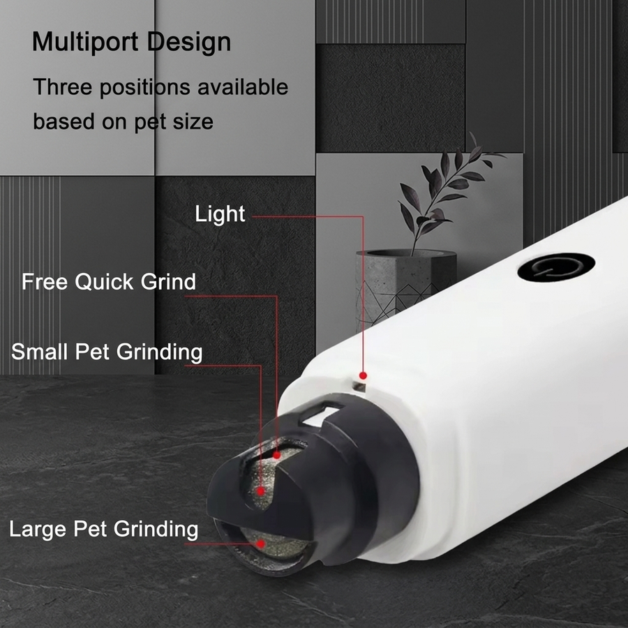 Nail grinder features