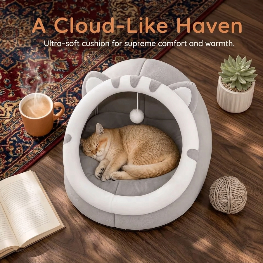 Soft cloud-like cat cave